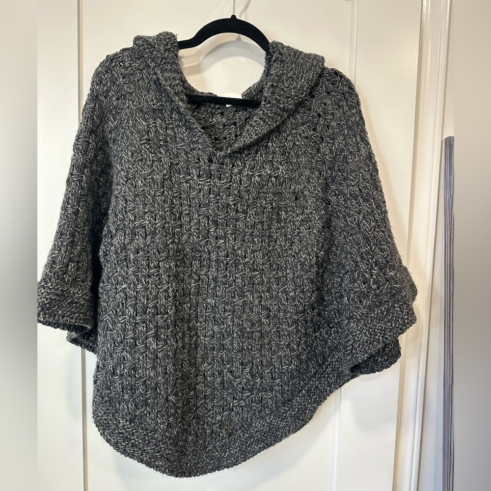 Gray Weaved Cover Boho Jacket